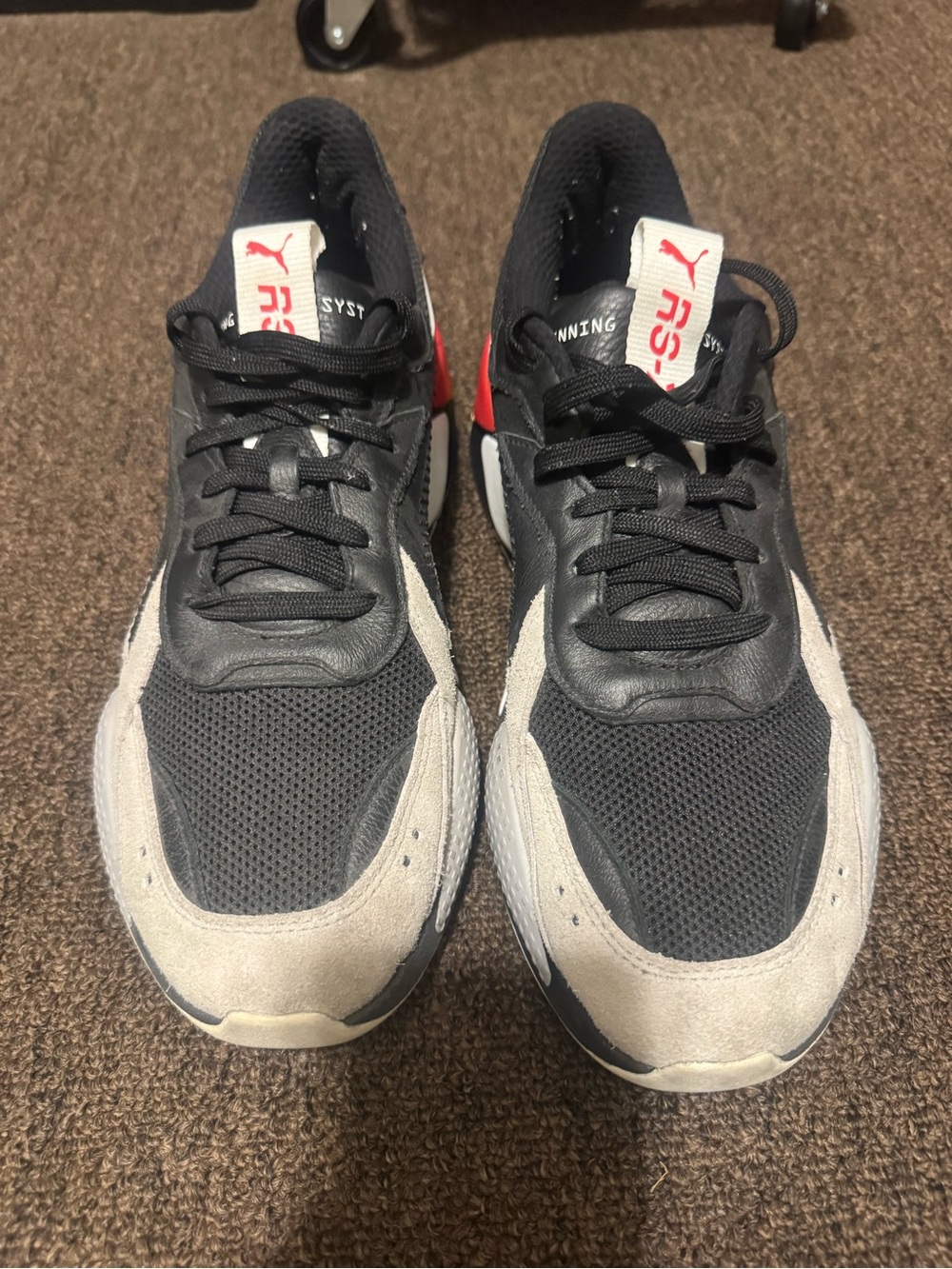 Puma RSX Men’s Black & Gray Athletic Sneakers